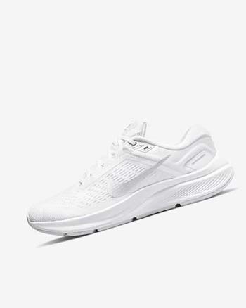 Zapatillas Running Nike Air Zoom Structure 24 Mujer Blancas Plateadas Plateadas Metal Plateadas | CO2786