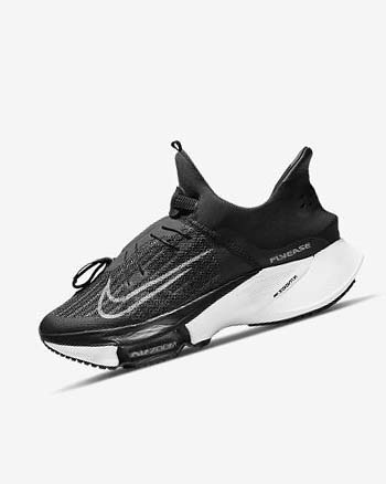 Zapatillas Running Nike Air Zoom Tempo NEXT% FlyEase Mujer Negras Blancas Negras Blancas | CO2252