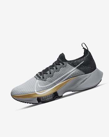 Zapatillas Running Nike Air Zoom Tempo NEXT% Hombre Negras Plateadas Gris Blancas | CO2662