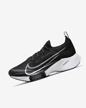 Zapatillas Running Nike Air Zoom Tempo NEXT% Mujer Negras Gris Oscuro Plateadas Blancas | CO2758
