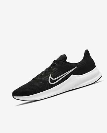 Zapatillas Running Nike Downshifter 11 Hombre Negras Gris Oscuro Blancas | CO2510