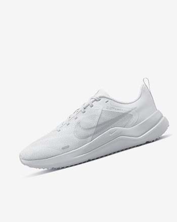 Zapatillas Running Nike Downshifter 12 Mujer Blancas Plateadas Metal Plateadas | CO4705