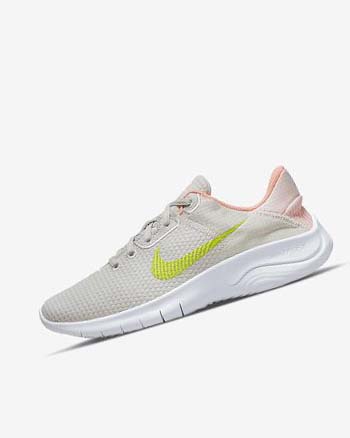 Zapatillas Running Nike Flex Experience Run 11 Next Nature Mujer Beige Claro Rojas Verde | CO2705