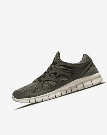 Zapatillas Running Nike Free Run 2 Hombre Verde Oliva Negras | CO2573