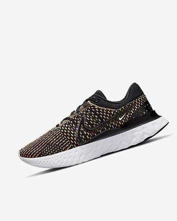 Zapatillas Running Nike React Infinity Run Flyknit 3 Hombre Negras Azules Rosas Blancas | CO5133