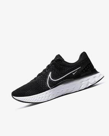 Zapatillas Running Nike React Infinity Run Flyknit 3 Hombre Negras Blancas | CO5460