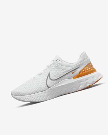 Zapatillas Running Nike React Infinity Run Flyknit 3 Hombre Blancas Gris | CO5593