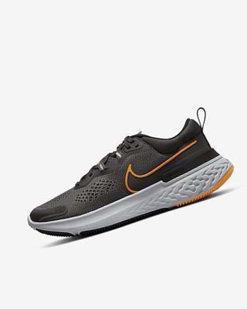 Zapatillas Running Nike React Miler 2 Hombre Gris Negras Gris | CO5307