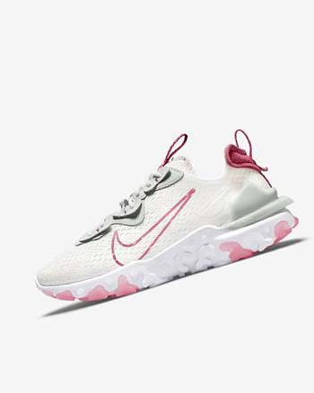 Zapatillas Running Nike React Vision Mujer Plateadas Rosas | CO5513