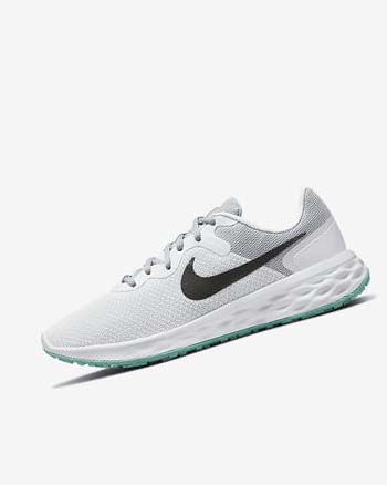 Zapatillas Running Nike Revolution 6 Next Nature Mujer Verde Oliva Rosas Gris | CO4978