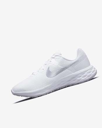 Zapatillas Running Nike Revolution 6 Next Nature Mujer Blancas Plateadas Metal Plateadas | CO4980