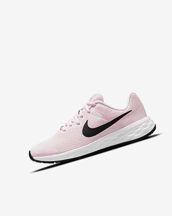 Zapatillas Running Nike Revolution 6 Niño Rosas Negras | CO2286