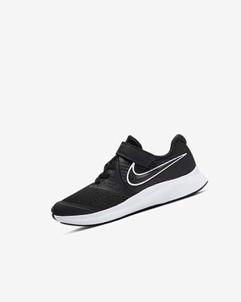 Zapatillas Running Nike Star Runner 2 Niña Negras Negras Blancas | CO3128