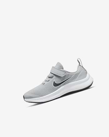 Zapatillas Running Nike Star Runner 3 Niño Gris Claro Gris Negras | CO4514