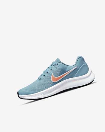 Zapatillas Running Nike Star Runner 3 Niña Azules Rojas | CO4590