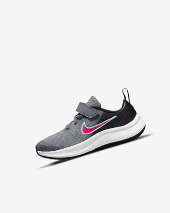 Zapatillas Running Nike Star Runner 3 Niño Gris Negras Rojas | CO5379