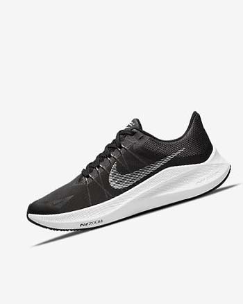 Zapatillas Running Nike Winflo 8 Mujer Negras Gris Oscuro Gris Claro Blancas | CO4958