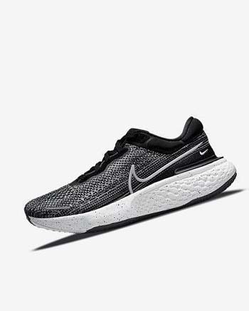 Zapatillas Running Nike ZoomX Invincible Run Flyknit Hombre Negras Blancas | CO5159