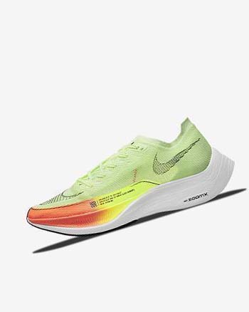 Zapatillas Running Nike ZoomX Vaporfly Next% 2 Hombre Naranjas Verde | CO3042