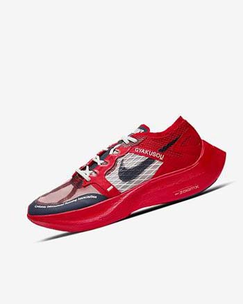 Zapatillas Running Nike ZoomX Vaporfly Next% x Gyakusou Mujer Rojas Azules | CO5365