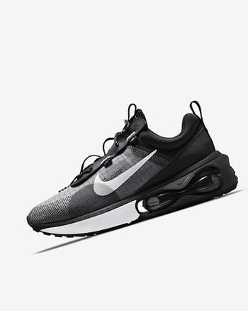 Zapatos Casuales Nike Air Max 2021 Hombre Negras Gris Blancas | CO2693