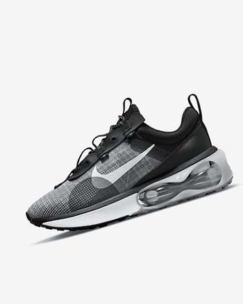 Zapatos Casuales Nike Air Max 2021 Mujer Negras Metal Plateadas Gris Blancas | CO5465