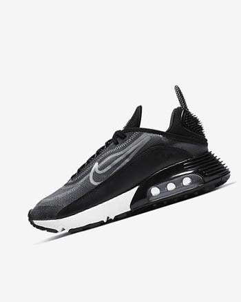 Zapatos Casuales Nike Air Max 2090 Mujer Negras Metal Plateadas Blancas | CO4959
