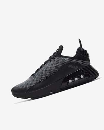 Zapatos Casuales Nike Air Max 2090 Niña Negras Gris Negras Gris Oscuro | CO2626