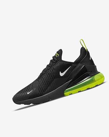 Zapatos Casuales Nike Air Max 270 Hombre Negras Plateadas Blancas | CO5149
