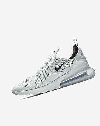 Zapatos Casuales Nike Air Max 270 Hombre Blancas Blancas Negras | CO5352