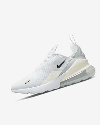 Zapatos Casuales Nike Air Max 270 Mujer Blancas Plateadas Metal Plateadas | CO2809