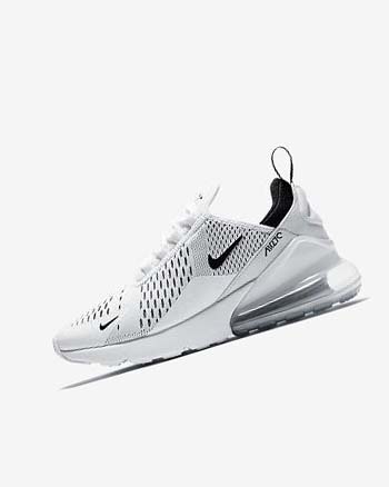 Zapatos Casuales Nike Air Max 270 Mujer Blancas Blancas Negras | CO4717