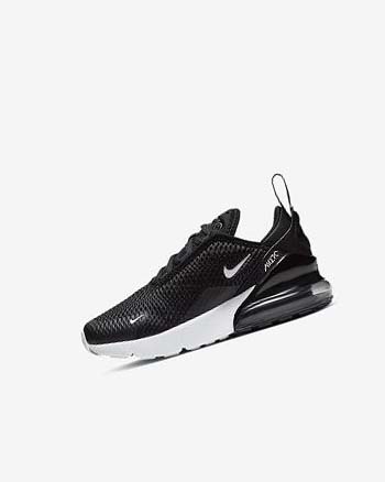Zapatos Casuales Nike Air Max 270 Niño Negras Gris Oscuro Blancas | CO3134