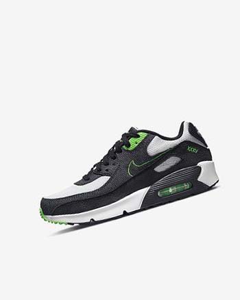 Zapatos Casuales Nike Air Max 90 LTR SE Niño Negras Verde Blancas Obsidian | CO2651