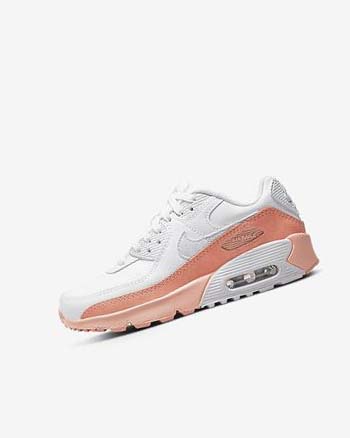 Zapatos Casuales Nike Air Max 90 LTR SE Niña Blancas Verde Menta | CO4609