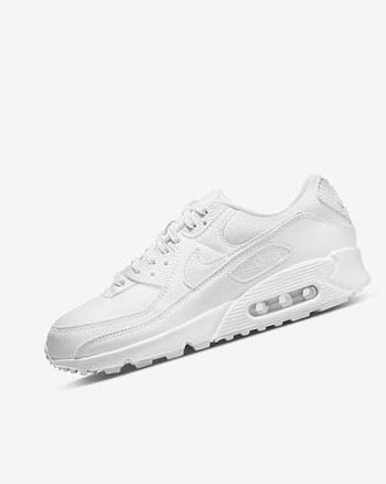 Zapatos Casuales Nike Air Max 90 Mujer Blancas Blancas Blancas | CO3077