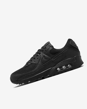 Zapatos Casuales Nike Air Max 90 Mujer Negras Negras Negras Negras | CO5162