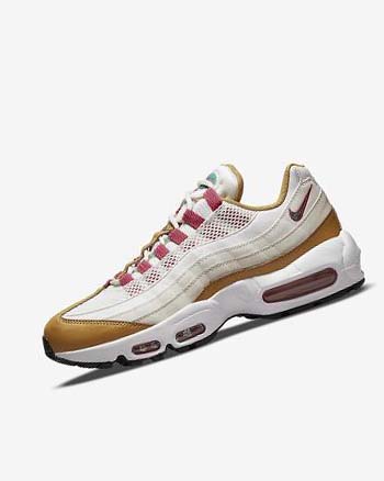 Zapatos Casuales Nike Air Max 95 Mujer Blancas Marrones Verde | CO2237