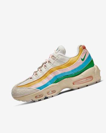 Zapatos Casuales Nike Air Max 95 Mujer Beige Multicolor | CO2253