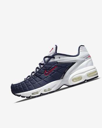 Zapatos Casuales Nike Air Max Tailwind V SP Hombre Azul Marino Plateadas Blancas Rojas | CO5063