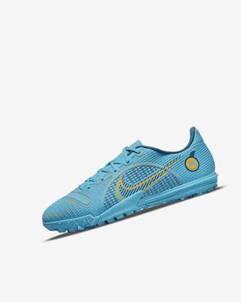 Zapatos De Fútbol Nike Jr. Mercurial Vapor 14 Academy TF Niña Azules Naranjas | CO5524