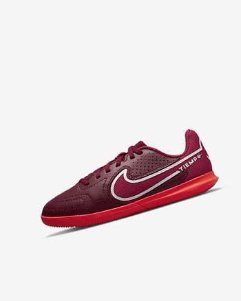 Zapatos De Fútbol Nike Jr. Tiempo Legend 9 Club IC Niño Rojas Rojas Claro | CO3229
