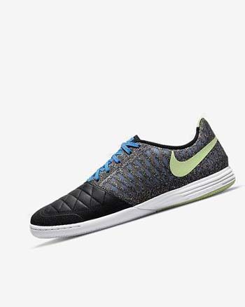 Zapatos De Fútbol Nike Lunar Gato II IC Hombre Negras Azules Claro Verde Claro | CO1150