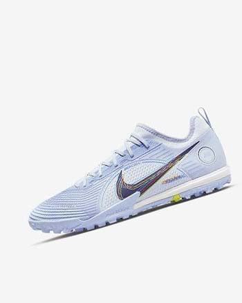 Zapatos De Fútbol Nike Mercurial Air Zoom Vapor 14 Pro TF Hombre Gris Azules Claro Azules Azules | CO5311