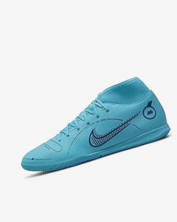 Zapatos De Fútbol Nike Mercurial Superfly 8 Club IC Hombre Azules Naranjas | CO4496