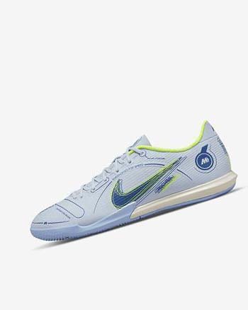 Zapatos De Fútbol Nike Mercurial Vapor 14 Academy IC Hombre Gris Azules Claro Azules Azules | CO2660