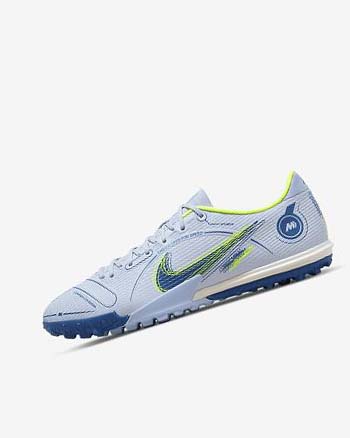 Zapatos De Fútbol Nike Mercurial Vapor 14 Academy TF Mujer Gris Azules Claro Azules Oscuro | CO5046