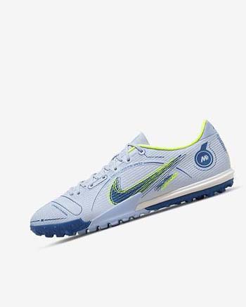 Zapatos De Fútbol Nike Mercurial Vapor 14 Academy TF Hombre Gris Azules Claro Azules Oscuro | CO5357