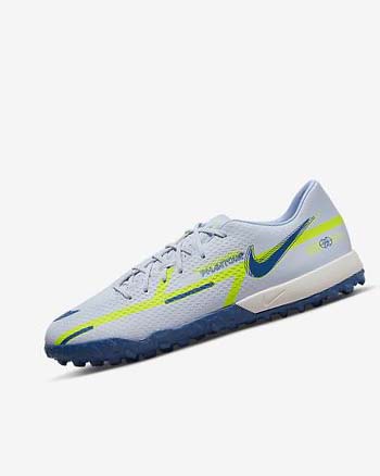 Zapatos De Fútbol Nike Phantom GT2 Academy TF Mujer Gris Azules Claro Azules Oscuro | CO5378