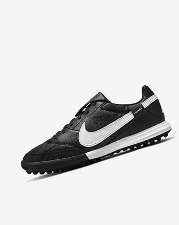 Zapatos De Fútbol Nike The Premier 3 TF Mujer Negras Blancas | CO5403